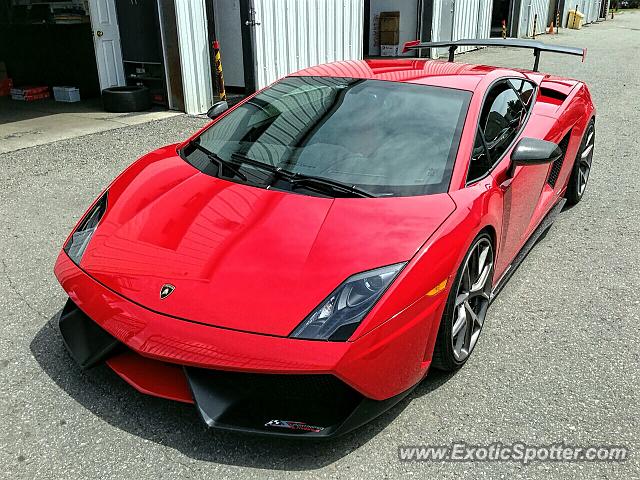 Lamborghini Gallardo spotted in Toronto, Canada