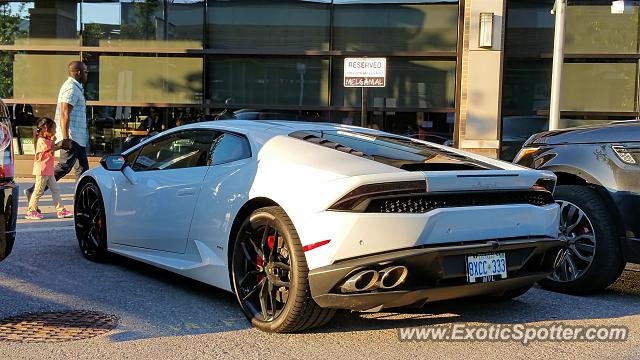 Lamborghini Huracan spotted in Toronto, Canada