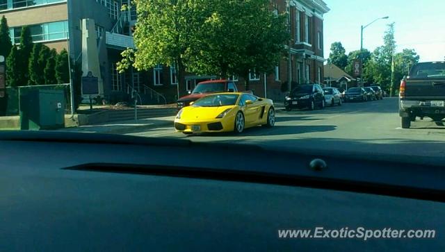 Lamborghini Gallardo spotted in Bowmanville ON, Canada