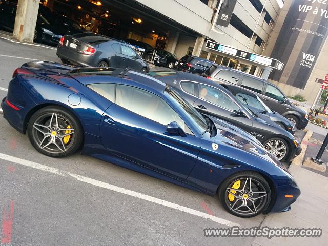 Ferrari California spotted in Montreal, Canada