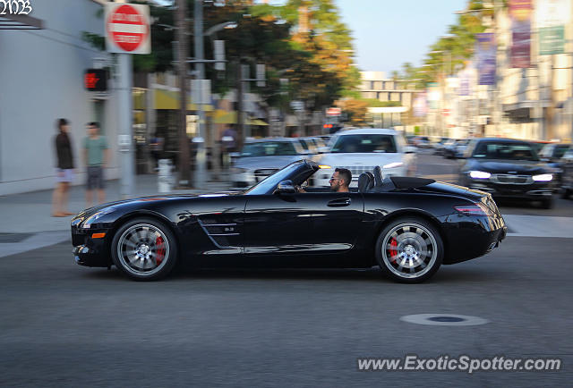 Mercedes SLS AMG spotted in Beverly Hills, California