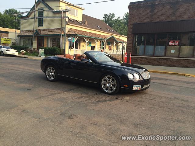 Bentley Continental spotted in Excelsior, Minnesota
