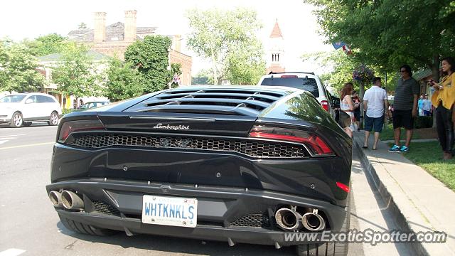 Lamborghini Huracan spotted in NOTL, Canada