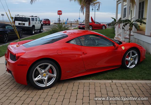 Ferrari 458 Italia spotted in Belmar, New Jersey