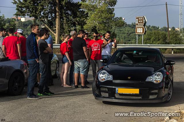 Porsche 911 GT2 spotted in Nes harim, Israel