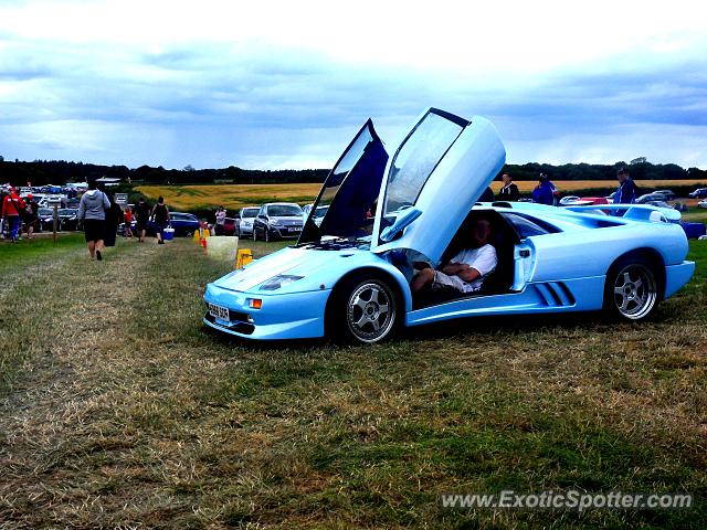 Lamborghini Diablo spotted in Silverstone, United Kingdom