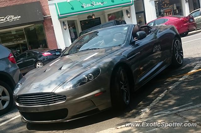 Aston Martin DBS spotted in Greenwich, Connecticut