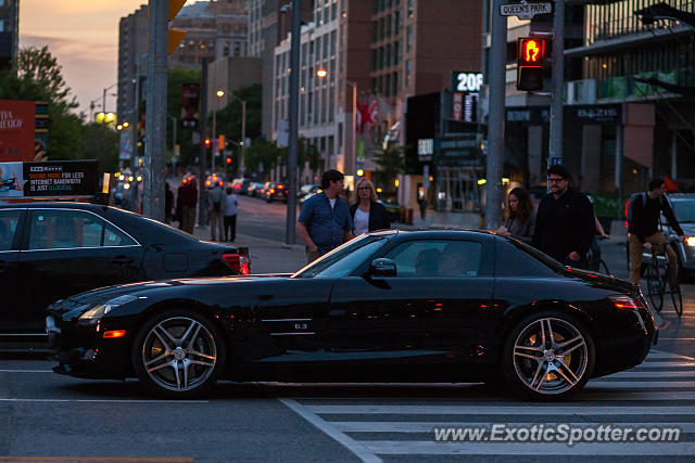 Mercedes SLS AMG spotted in Toronto, On, Canada