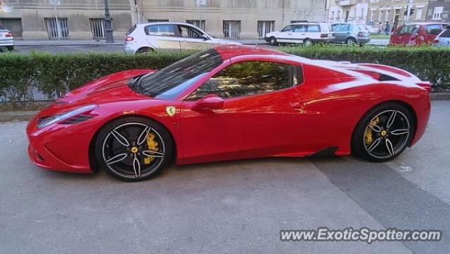 Ferrari 458 Italia spotted in Zagreb, Croatia