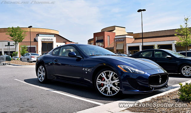 Maserati GranTurismo spotted in Cary, North Carolina