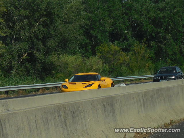Lotus Evora spotted in Highway, France
