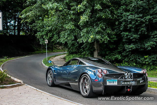 Pagani Huayra spotted in Greenwich, Connecticut