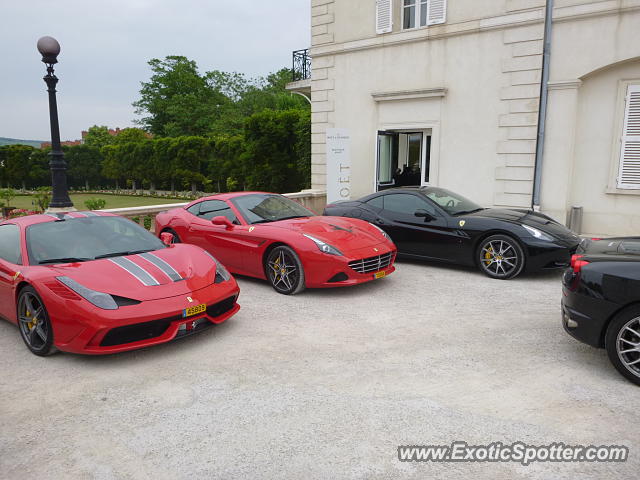 Ferrari California spotted in Epernay, France