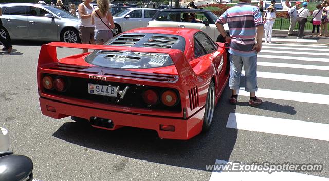 Ferrari F40 spotted in Monte Carlo, Monaco