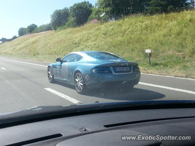 Aston Martin DB9 spotted in Brussels, Belgium