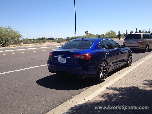 Maserati Ghibli spotted in City of Surprise, Arizona