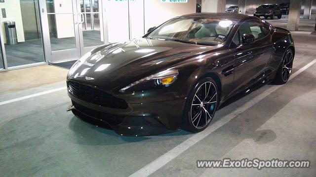 Aston Martin Vanquish spotted in Dallas, Texas