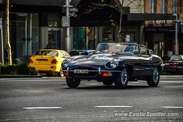 Jaguar E-Type spotted in Sydney, Australia