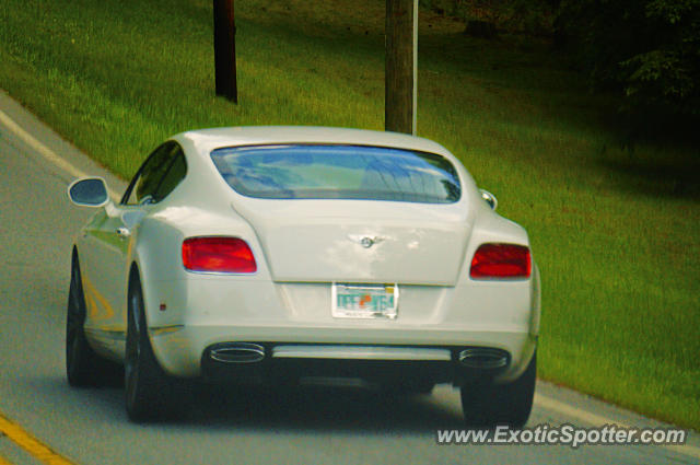 Bentley Continental spotted in Cashiers, North Carolina