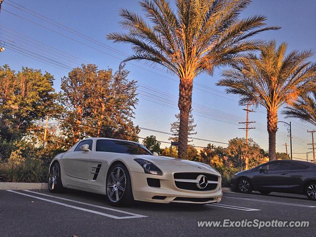 Mercedes SLS AMG spotted in Northridge, California