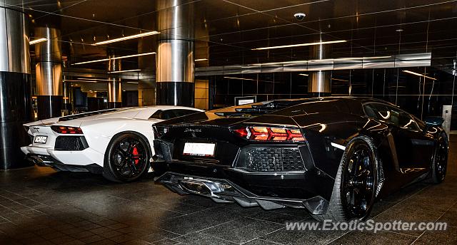 Lamborghini Aventador spotted in Sydney, Australia