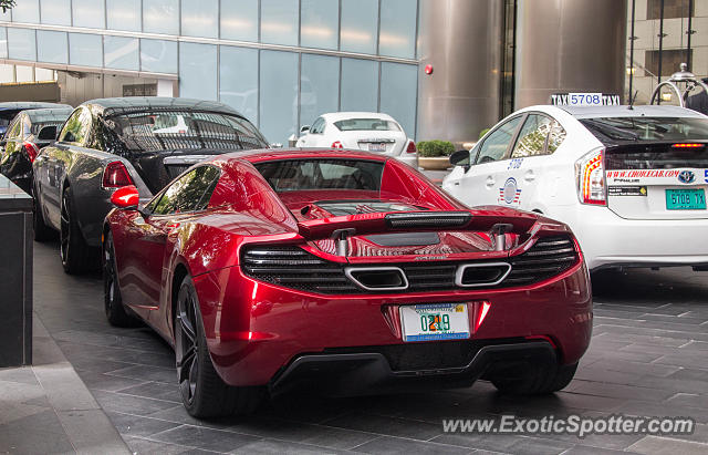 Mclaren MP4-12C spotted in Chicago, Illinois