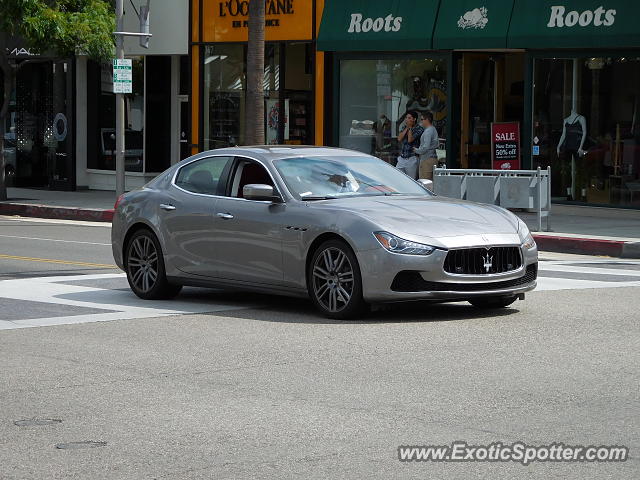 Maserati Ghibli spotted in Beverly Hills, California