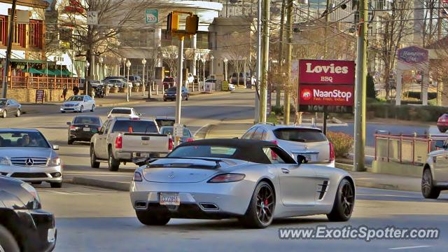 Mercedes SLS AMG spotted in Atlanta, Georgia
