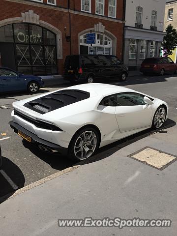 Lamborghini Huracan spotted in London, United Kingdom