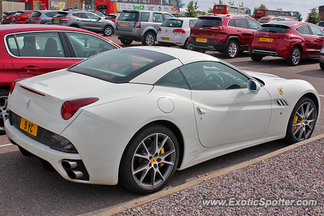 Ferrari California spotted in Duxford, United Kingdom