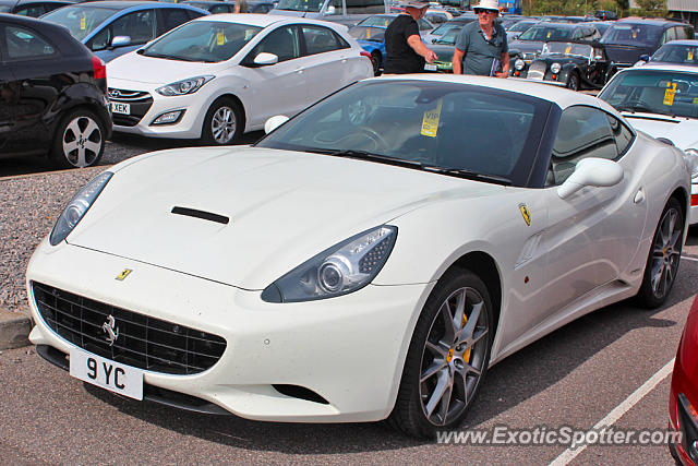Ferrari California spotted in Duxford, United Kingdom