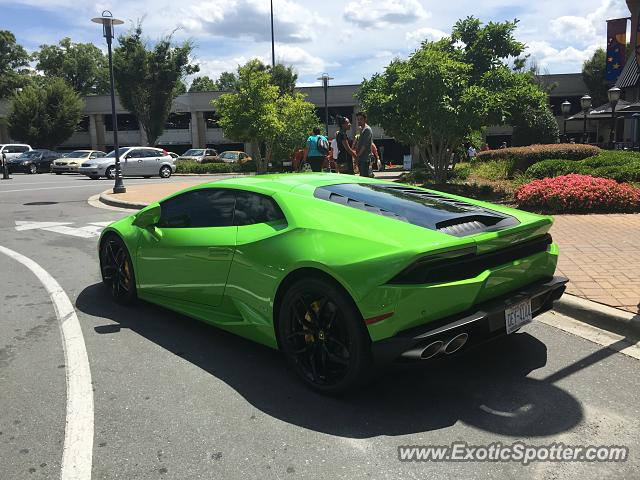 Lamborghini Huracan spotted in Charlotte, North Carolina