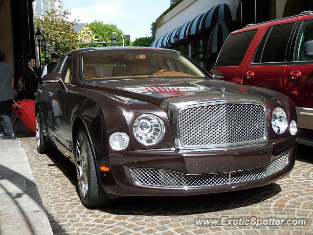 Bentley Mulsanne spotted in Beverly Hills, California