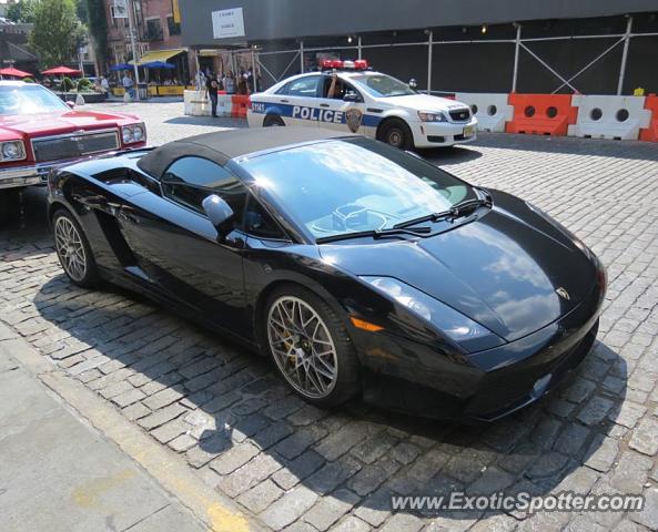 Lamborghini Gallardo spotted in NYC, New York