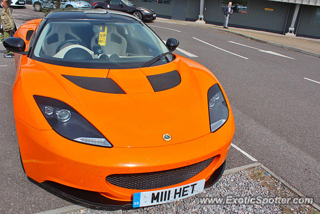 Lotus Evora spotted in Duxford, United Kingdom