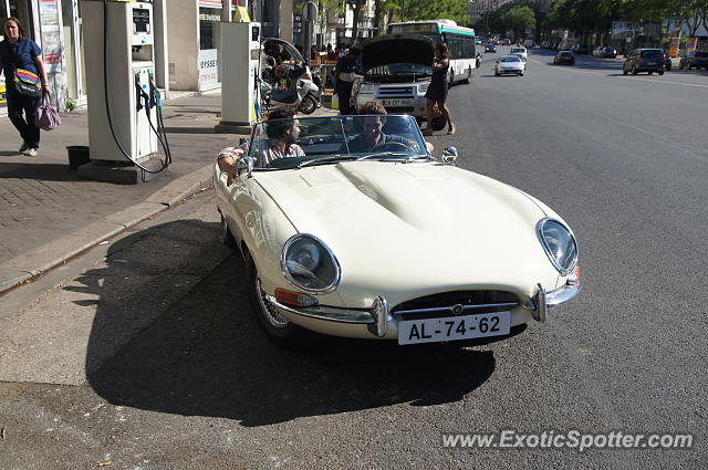 Jaguar E-Type spotted in Paris, France