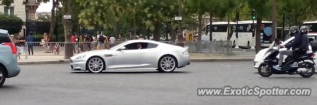 Aston Martin DBS spotted in Paris, France