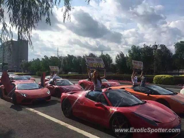 Lamborghini Aventador spotted in Harbin, China