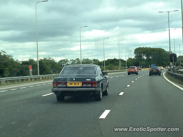 Rolls-Royce Silver Spur spotted in M4, United Kingdom