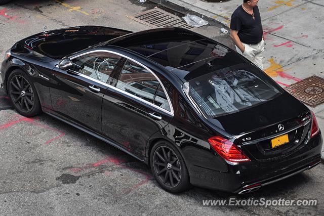 Mercedes S65 AMG spotted in Manhattan, New York