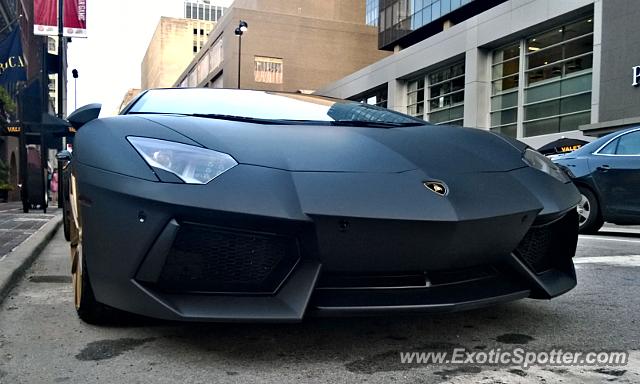 Lamborghini Aventador spotted in Cincinnati, Ohio