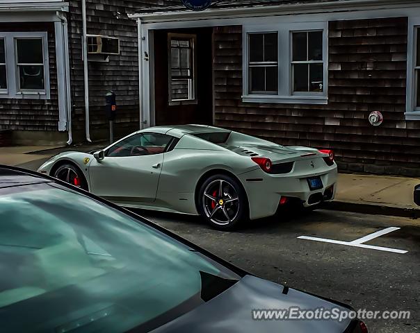 Ferrari 458 Italia spotted in Cape Cod, Massachusetts