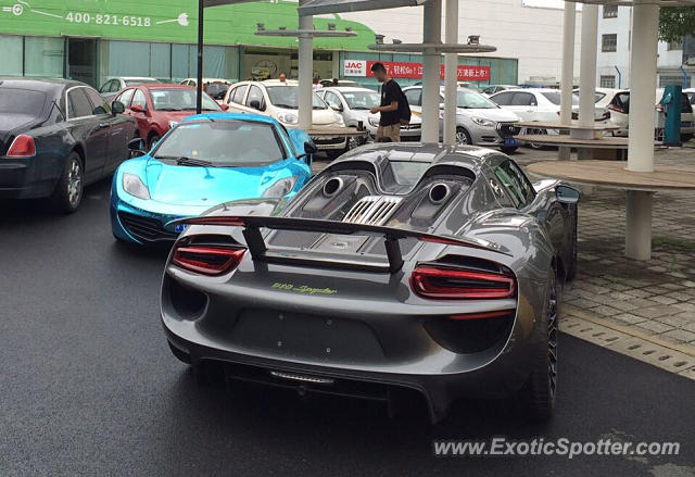 Porsche 918 Spyder spotted in Shanghai, China