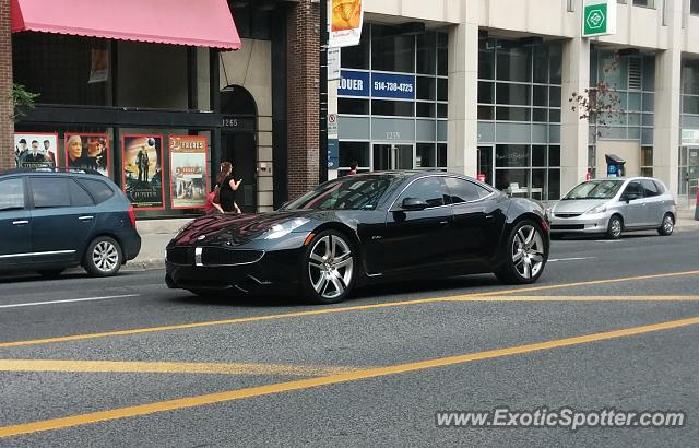 Fisker Karma spotted in Montreal, Canada
