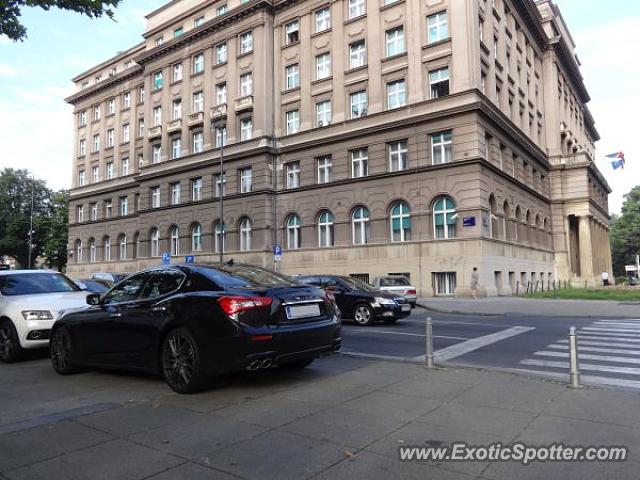Maserati Ghibli spotted in Zagreb, Croatia