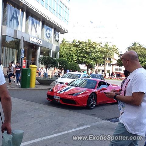 Ferrari 458 Italia spotted in La Coruna, Spain