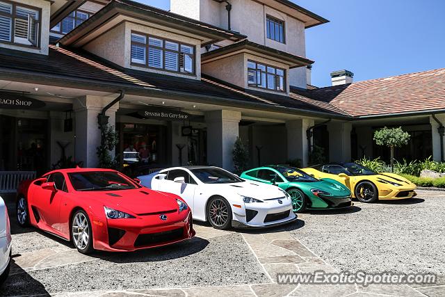 Lexus LFA spotted in Pebble Beach, California