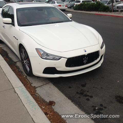 Maserati Ghibli spotted in Reno, Nevada