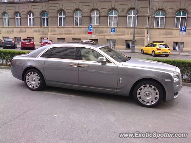 Rolls-Royce Ghost spotted in Zagreb, Croatia