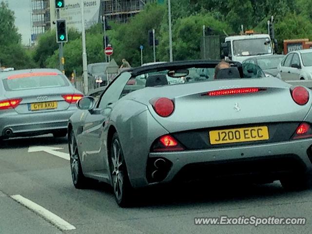 Ferrari California spotted in Reading, United Kingdom